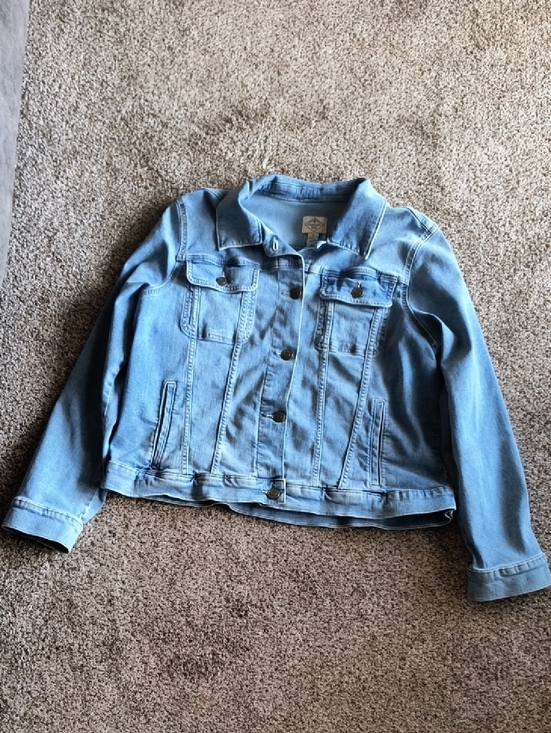 St. John's Bay Jackets & Blazers - St. John's Bay Light Blue Denim Jacket